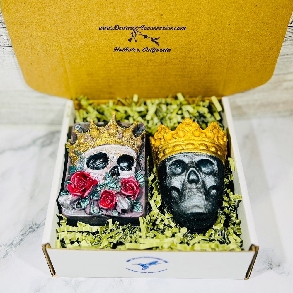 Royal Skull Soap and Bath Bomb Set